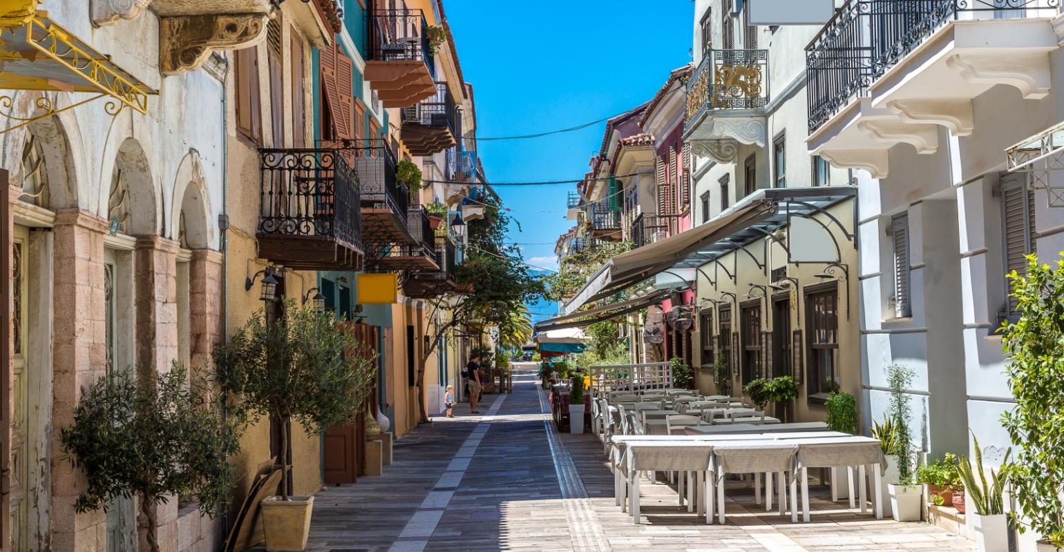 Nafplion in a beautiful summer day