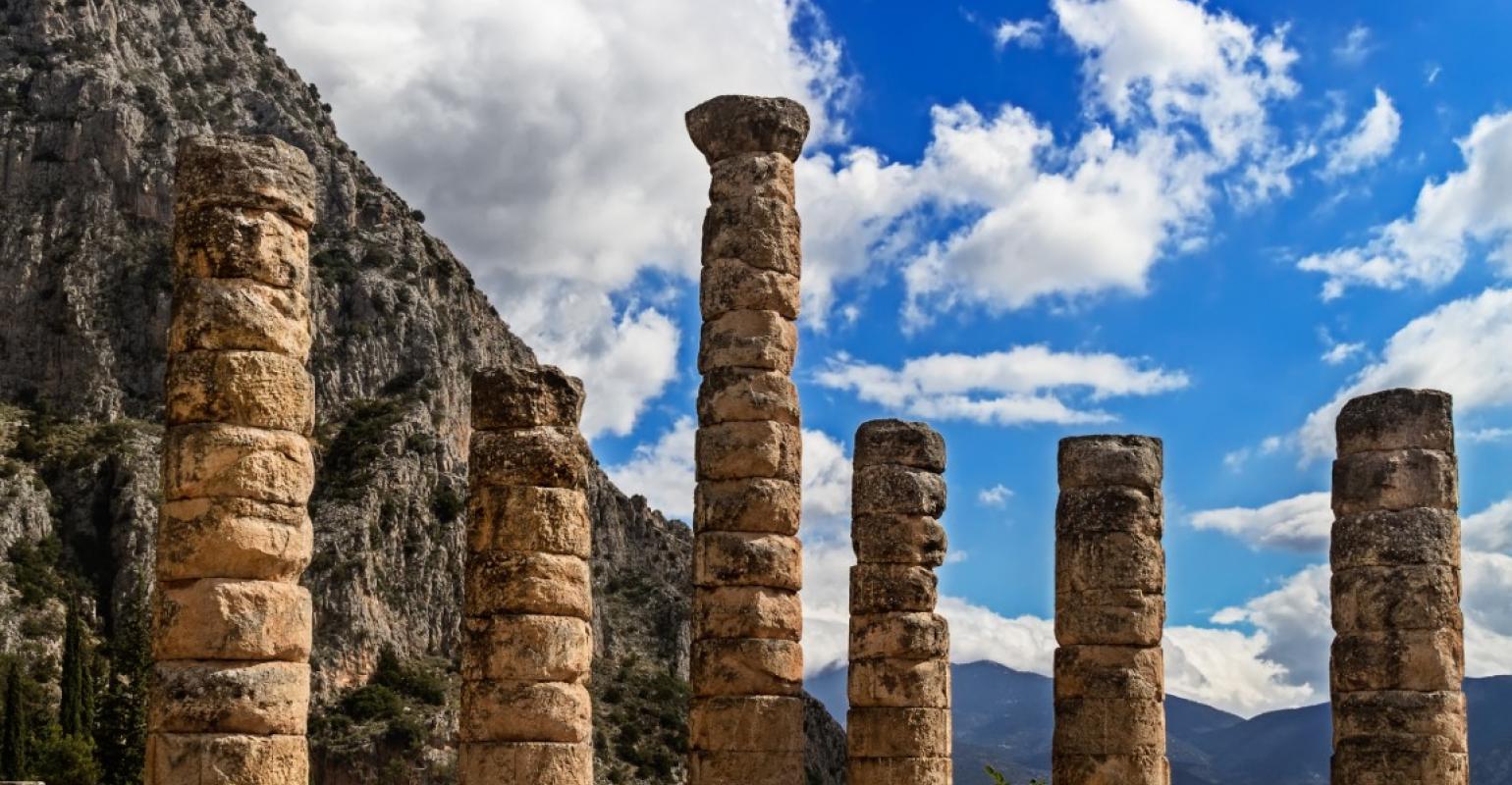 The ruins of Temple of Apollo